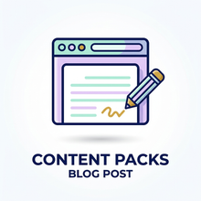 Load image into Gallery viewer, Content Packs - Blog Post