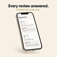 Load image into Gallery viewer, Every Google review answered, including the tough ones